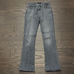 7 For All Mankind Gray Flare Jeans